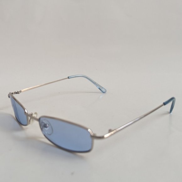 NWT Vintage 90's Lady Fashion Rectangle Metal Sunglasses (S.Silver) - Picture 3 of 5